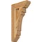 Ekena Millwork Merced Slat Rough Sawn Bracket, Western Red Cedar, 4"W x 14"D x 26"H BKT04X14X26MRC06RWR - alternate 1